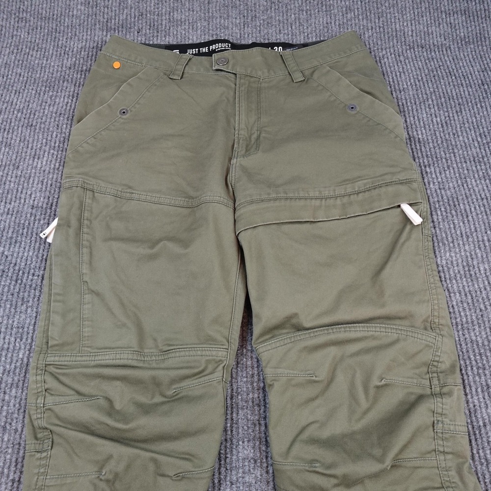 G-Star RAW Rackam Cargo Pants Mens 32x30 Green Canvas Slim Tapered Outdoor - Picture 2 of 9